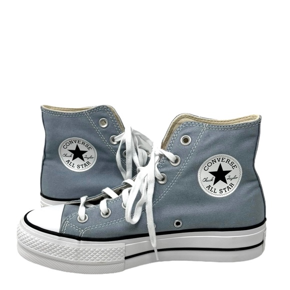 Converse Ctas Lift Platform High Casual Sneakers Women's Canvas 570434C -WBLB - Picture 2 of 9